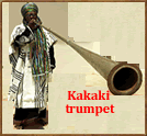 Kakaki trumpet used in hausa traditional ceremonial music